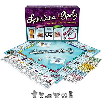 Late For The Sky Louisiana-Opoly Board Game