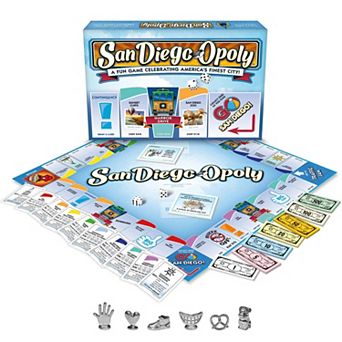 Late For The Sky San Diego-Opoly Board Game