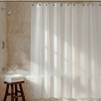 Frosted Eva Shower Curtain Liner Heavy Duty Rustproof Grommets Stain Odor Resistant