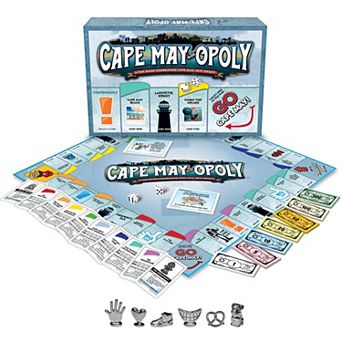 Late For The Sky Cape May-Opoly Board Game