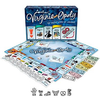 Late For The Sky Virginia-Opoly Board Game