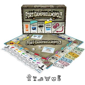 Late For The Sky Fort Campbell-Opoly Board Game