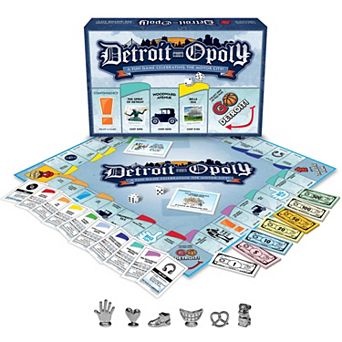 Late For The Sky Detroit-Opoly Board Game