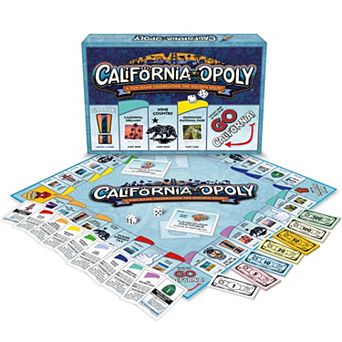 Late For The Sky California-Opoly Board Game
