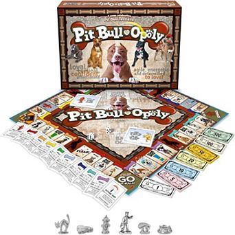 Late For The Sky Pit Bull-Opoly Board Game