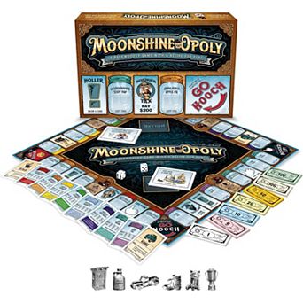 Late For The Sky Moonshine-OPOLY Adult Board Game