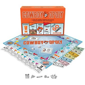 Late For The Sky Oklahoma University Cowboy-Opoly Board Game