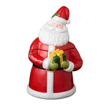 Certified International Santa Delight 3-D Cookie Jar