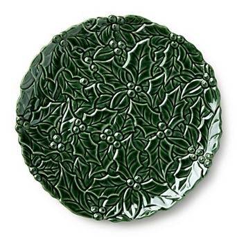 Certified International Holly And Vines Embossed Serving Platter