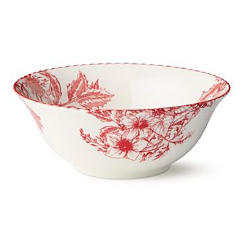 Certified International Crimson Noel 10-inch Deep Bowl