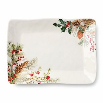 Certified International Woodland Rectangular Serving Platter