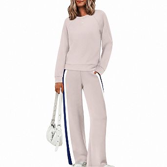 Womens 2 pc Tracksuit Set Soft Comfy Lounge Wear Fall Outfits