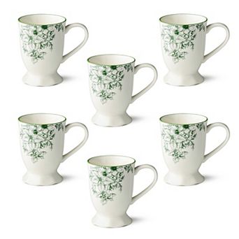Certified International Winter Evergreen 6 pc Mug Set