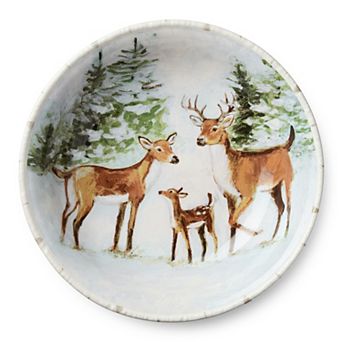 Certified International Winter Cabin 13-Inch Serving Bowl