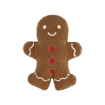 Greenland Home Fashions Holiday Gingerbread Decorative Pillow