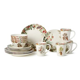 Certified International Woodland 16 pc Dinnerware Set
