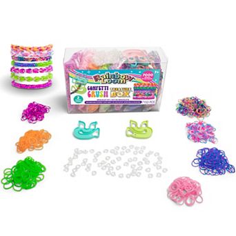 Rainbow Loom Confetti Crush Treasure Box 7000 Bands Bracelet Kit