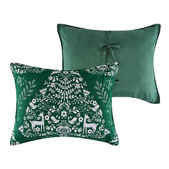 Greenland Home Fashions Noella Green Decorative Sham