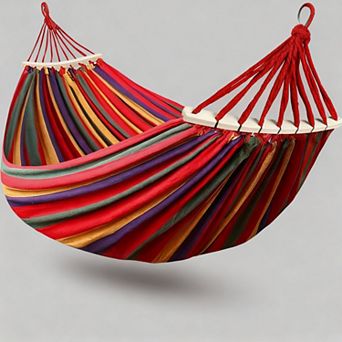 Hammocks Portable Camping 550lb Fabric Anti Roll Tree Straps Outdoor