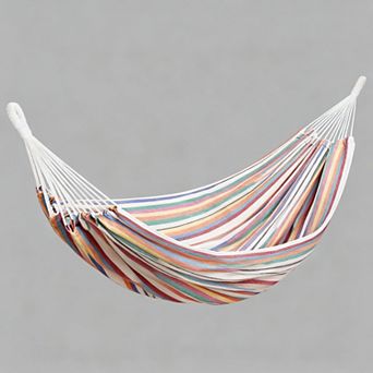 Brazilian Hammock Canvas Portable Tree Straps Outdoor Indoor