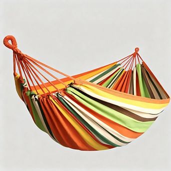 Hammock Camping Portable 660lbs Tree Straps Travel Bag Outdoor Indoor