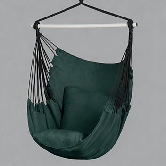 Hammock Chair Steel Bar Side Pocket