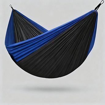 Camping Hammock Mosquito Net Portable Double Lightweight Nylon Tree Straps