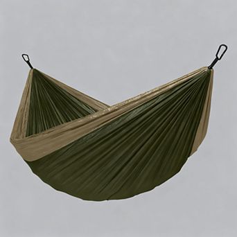 Portable Camping Hammock Single Double Outdoor Hiking Travel Lightweight Nylon Swing