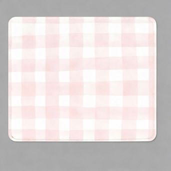 Checkered Mouse Pad Waterproof Non-slip Rubber Base