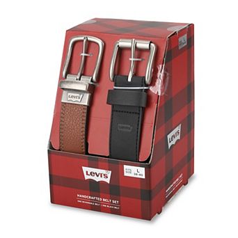 Men's Levi's® 2-Pack Boxed Reversible Leather Belts