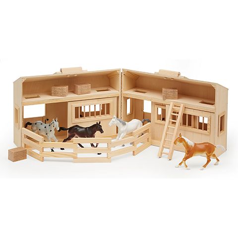 Детские фигурки Melissa & Doug Fold & Go Stable