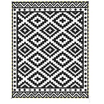 Outsunny Outdoor Rug Carpet Reversible