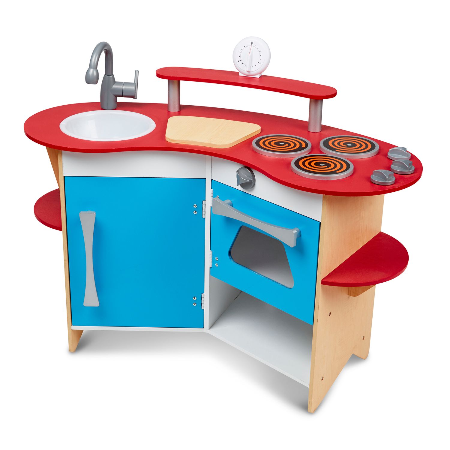 melissa and doug wooden cooktop set