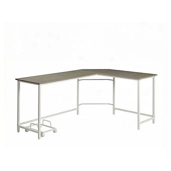 GOODSILO Modern L-Shape Computer Desk with Sturdy Metal Frame