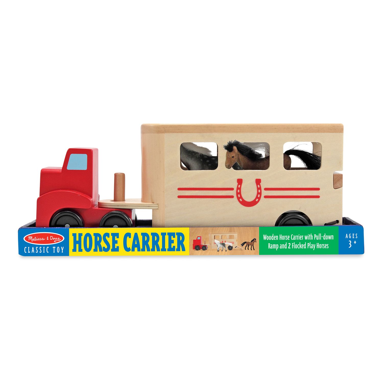 Детские фигурки Melissa & Doug Horse Carrier Set — фото 5