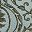Blue Damask