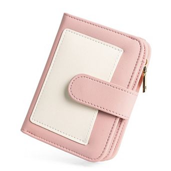 Women's RFID Blocking Bifold Wallet with Zipper Coin Pocket, Portable for Travel Shopping Commute