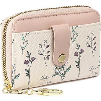 PU Leather Wallet for Women, Large Capacity Lightweight Compact Card Coin Pouch for Travel Daily Use