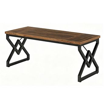 YIORTWO 63" Executive Desk Large Computer Desk for Home Office