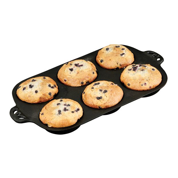 Camp Chef Cast-Iron 6-Cup Muffin Topper Pan