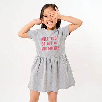 Be My Valentine Watercolor - Toddler Girl's Graphic Dress