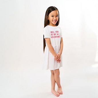 Be My Valentine Watercolor - Toddler Girl's Graphic Dress
