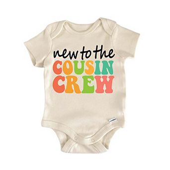 Cousin Crew Groovy Retro Newborn Baby Onesie®