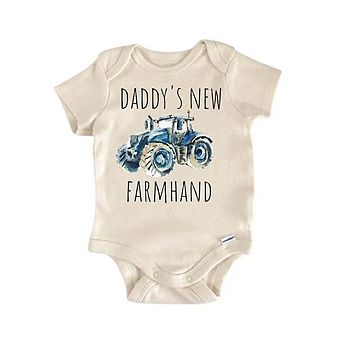 Farmhand Farmer Tractor Newborn Baby Suit Onesie®