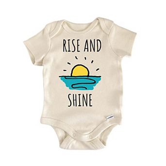 Rise And Shine Sunrise Sunset Sun Baby Gift Baby Onesie®