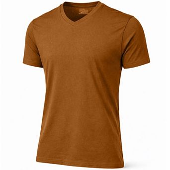 Galaxy By Harvic Men's Premium Cotton Short Sleeve V-Neck Tee