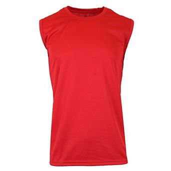 Galaxy By Harvic Men's Moisture-Wicking Wrinkle Free Performance Muscle Tee
