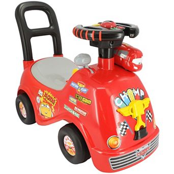 Kiddieland Disney / Pixar's Lightning McQueen Ride n' Go Racer Lights & Sounds Foot-To-Floor Vehicle