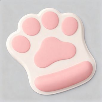 Cat Paw Mouse Pad Wrist Rest Memory Foam Ergonomic Gaming