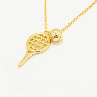 Tennis Racquet & Ball Necklace - Waterproof